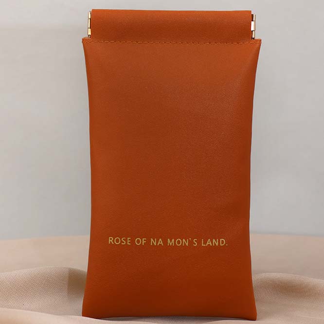 Dark Camel Color Open Storage Bag | picture 