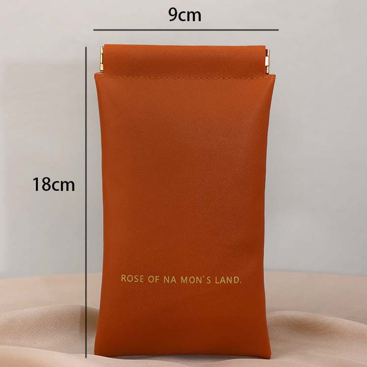 Dark Camel Color Open Storage Bag | picture 