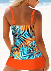 Circular Ring Mid Waisted Leopard Tankini Set | thumb picture 