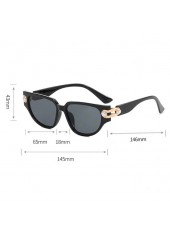 Black Pearl Square Cat Eye Sunglasses | thumb picture 