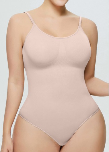 Modlily Skin Color High Waisted Full Body Shaper - M