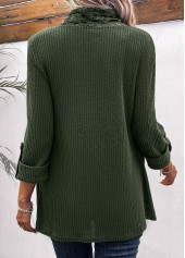 Olive Green Fake 2in1 Long Sleeve T Shirt | thumb picture 