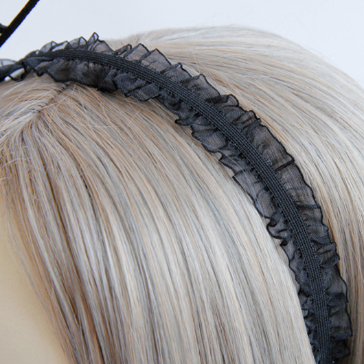 Black Mesh Detail Spider Gothic Headband