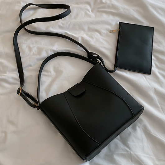 Black Magnetic Crossbody Bag and Purse