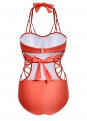 Tie Back Cutout Detail One Piece Swimwear | thumb picture 