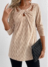 Champagne Velvet Long Sleeve T Shirt