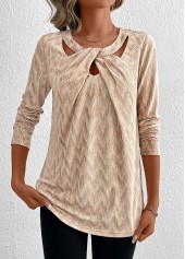 Champagne Velvet Long Sleeve T Shirt | thumb picture 