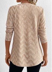 Champagne Velvet Long Sleeve T Shirt | thumb picture 