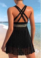 Lace Black Tankini Set | thumb picture 