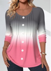 Pink Ombre T Shirt