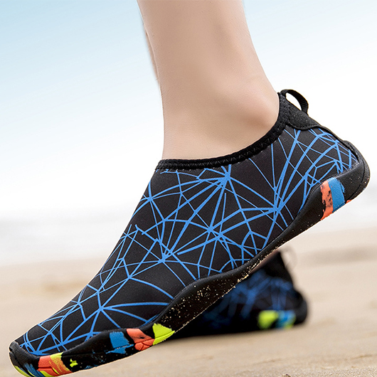 Dark Blue Flexible Lightweight Water Shoes | picture 
