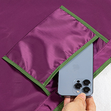 Purple Casual Open Tote Hand Bag | picture 