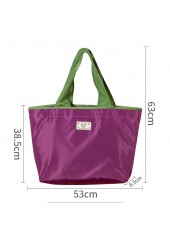 Purple Casual Open Tote Hand Bag | thumb picture 