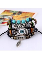 Multi Color Round Copper Bracelet Set | thumb picture 