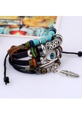 Multi Color Round Copper Bracelet Set | thumb picture 