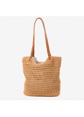 Dark Camel Color Zip Shoulder Bag