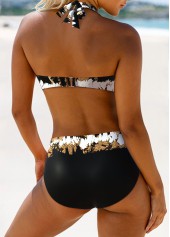Criss Cross Leopard Black Bikini Set | thumb picture 