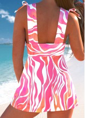 Drawstring Ombre Hot Pink Swimdress and Panty | thumb picture 