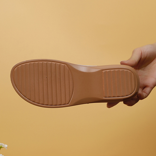 Black Open Toe Falt Flip Flops | picture 
