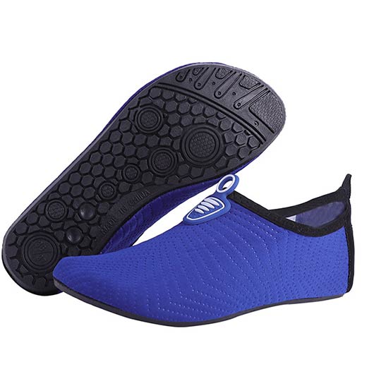 Dark Blue Waterproof Rubber Water Shoes