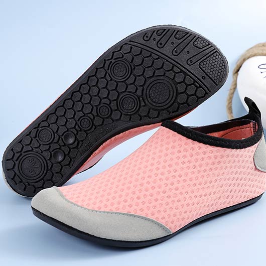 Dusty Pink Patchwork Waterproof Water Shoes