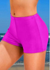 Smocked Floral Print Hot Pink Tankini Set | thumb picture 