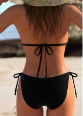 Tie Butterfly Print Orange Bikini Set | thumb picture 