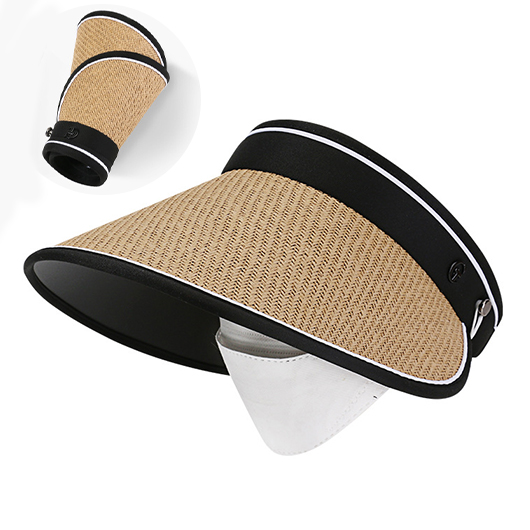 Weave Design Light Camel Sun Hat | picture 1