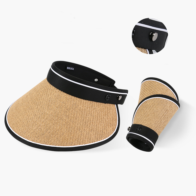 Weave Design Light Camel Sun Hat | picture 2