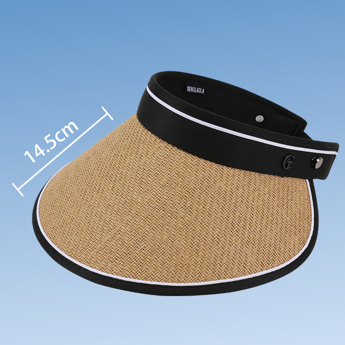 Weave Design Light Camel Sun Hat | picture 4