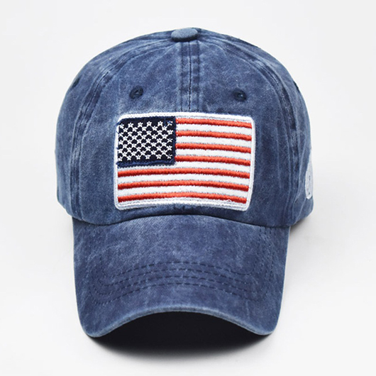 Blue American Flag Hat Baseball Cap