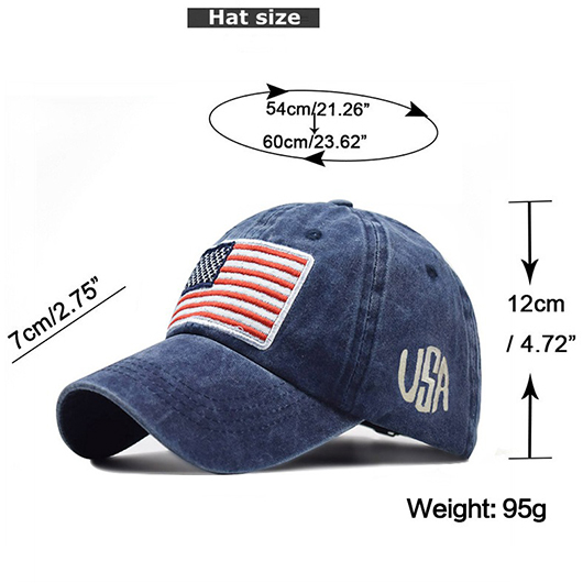 Blue American Flag Hat Baseball Cap | picture 