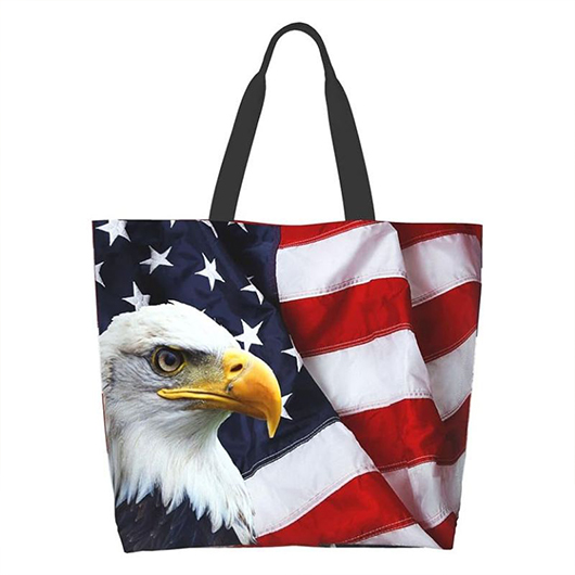 American Flag Red Open Shoulder Bag | picture 