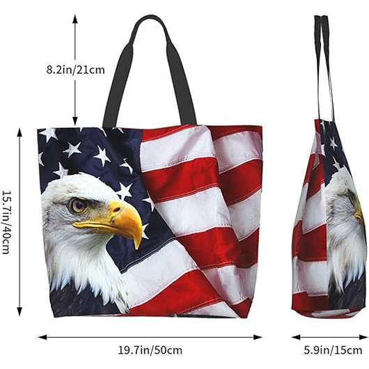 American Flag Red Open Shoulder Bag | picture 