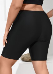 Patchwork Tribal Print Black Tankini Top-No Bottom | picture 5