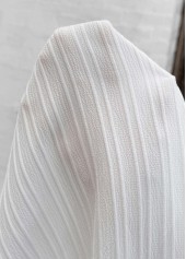 Plus Size White Lace Short Sleeve Split Neck Blouse | thumb picture 