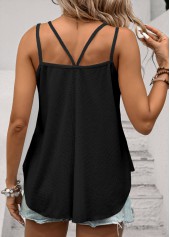 Black Lightweight Scoop Neck Camisole Top | thumb picture 