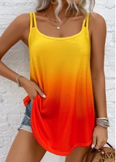 Multi Color Ombre Scoop Neck Camisole Top | thumb picture 