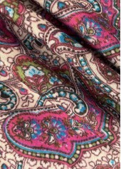 Light Camel Asymmetry Tribal Print Camisole Top | thumb picture 