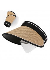 Weave Design Light Camel Sun Hat