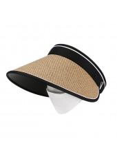 Weave Design Light Camel Sun Hat | thumb picture 