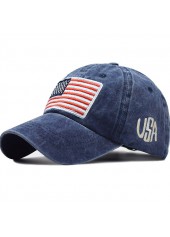 Blue American Flag Hat Baseball Cap
