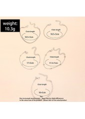 Silver Color Round Alloy Detail Bracelets | thumb picture 