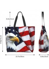 American Flag Red Open Shoulder Bag | thumb picture 