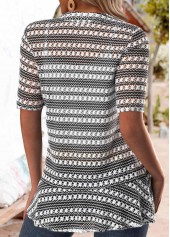 Multi Color Textured Fabric Short Sleeve Light Cardigan | thumb picture 