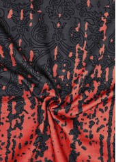 Plus Size Dark Grey Marl Circular Ring Tank Top | thumb picture 