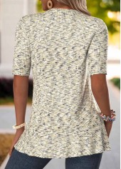 Light Coffee Open Front 3/4 Sleeve Coat | thumb picture 