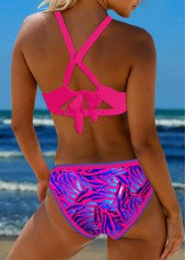 Hot Stamping Tie Back Bikini Set | thumb picture 