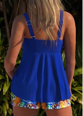 Surplice Animal Print Royal Blue Tankini Set | thumb picture 