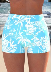 Ruffle Tropical Plants Print Tankini Set | thumb picture 